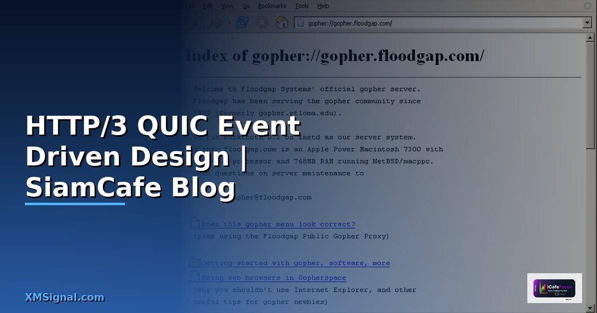 HTTP/3 QUIC Event Driven Design