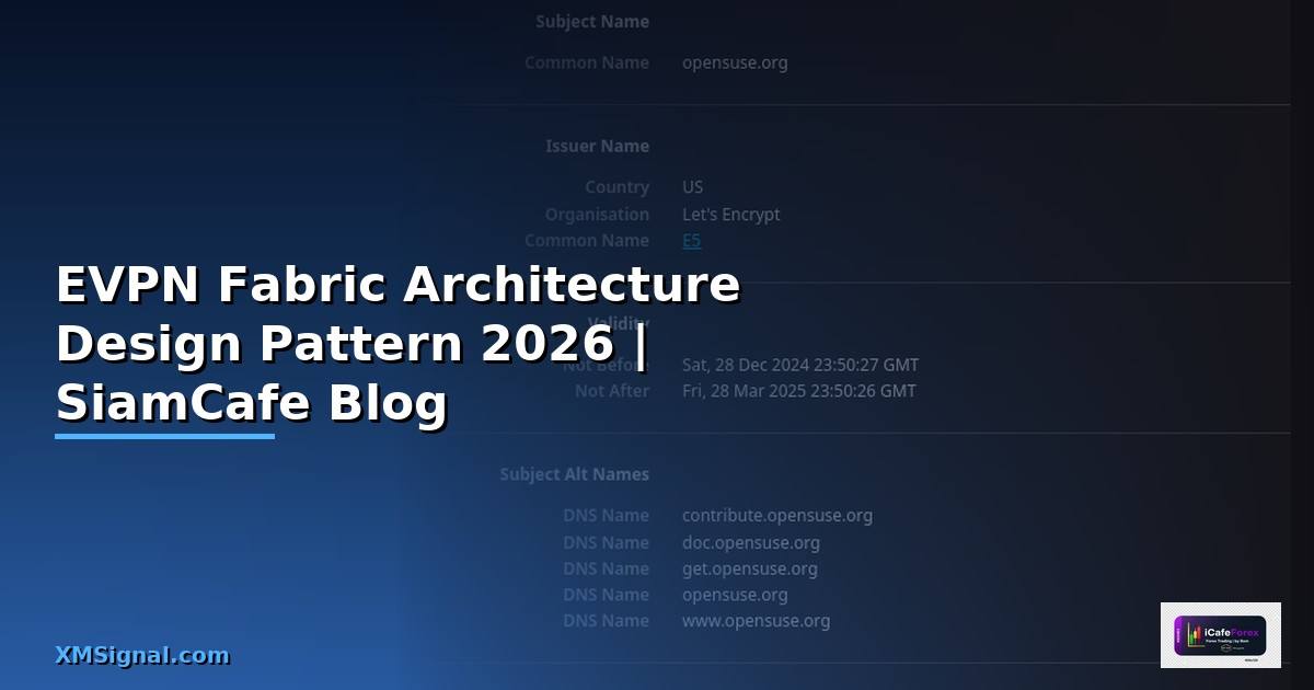 EVPN Fabric Architecture Design Pattern