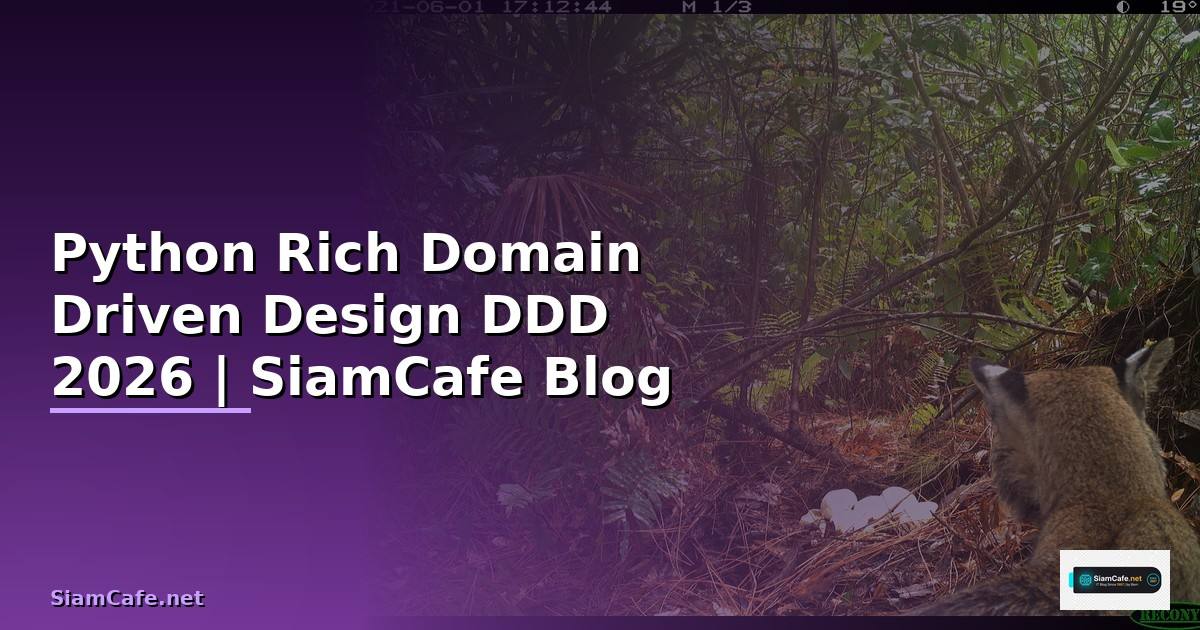 Python Rich Domain Driven Design DDD