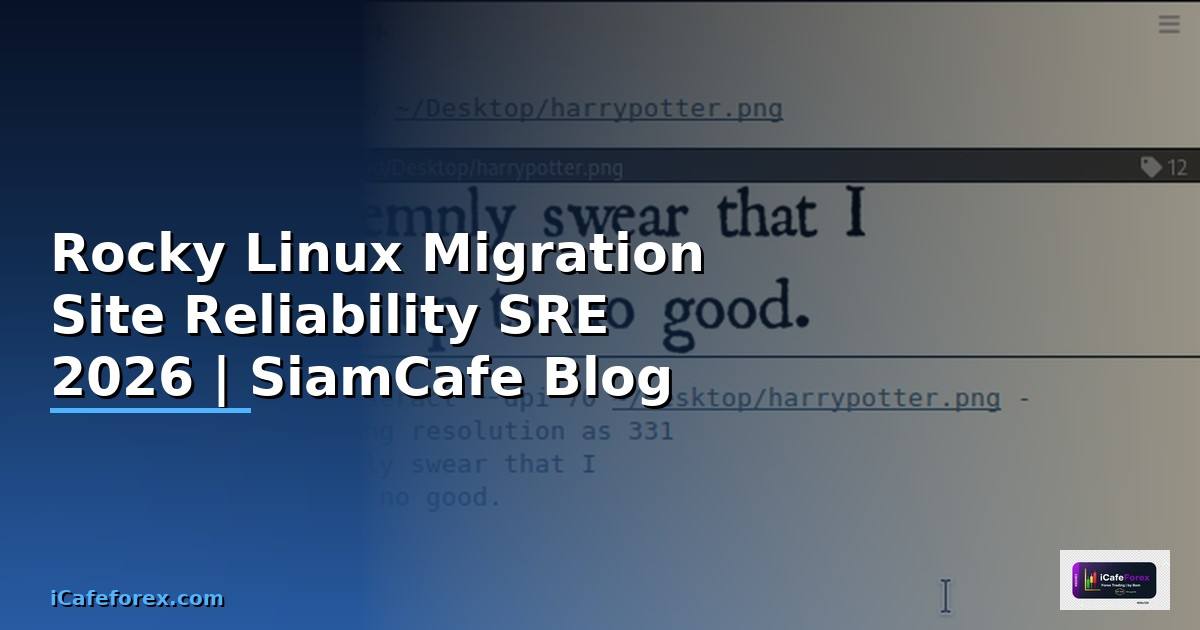 Rocky Linux Migration Site Reliability SRE — คู่มือฉบับสมบูรณ์ 2026