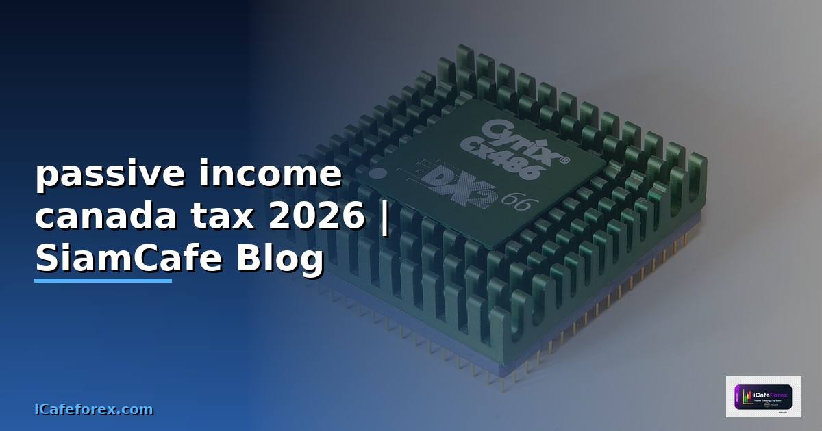 passive income canada tax