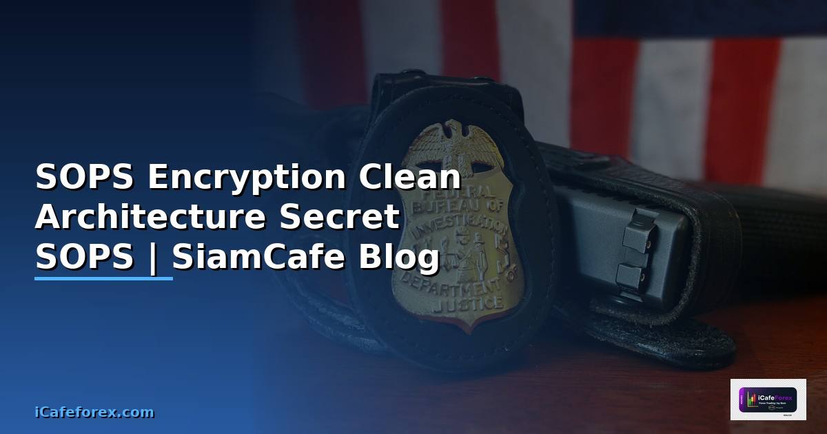 SOPS Encryption Clean Architecture — จัดการ