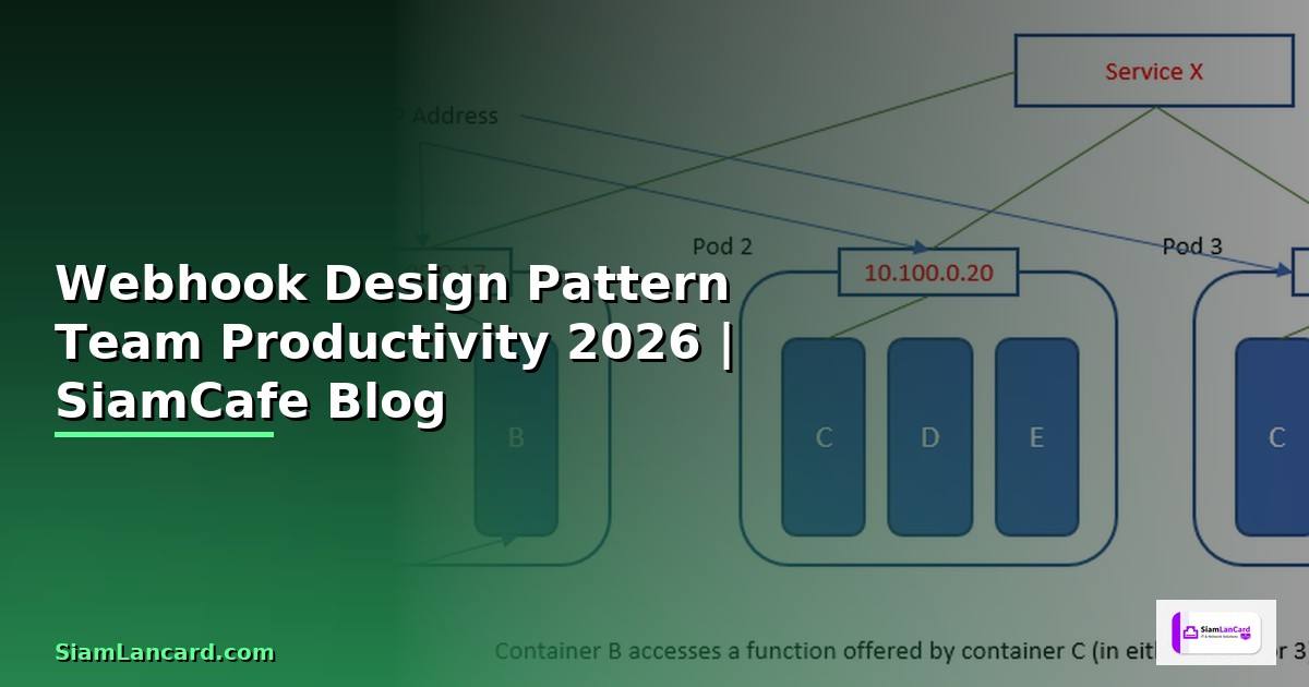 Webhook Design Pattern Team Productivity