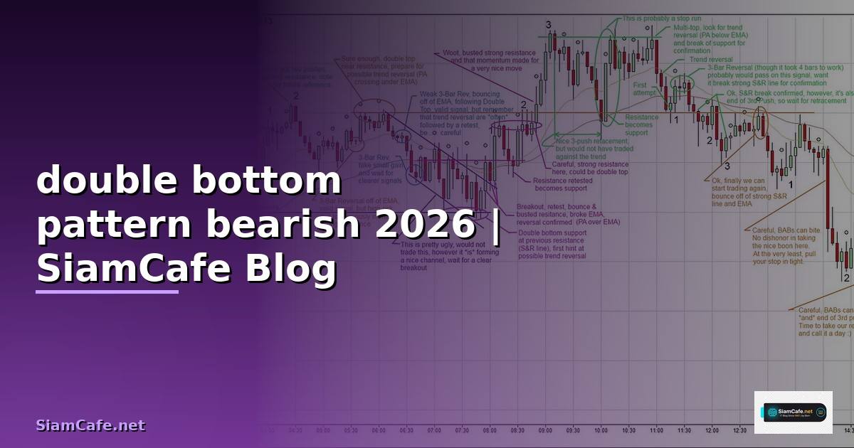double bottom pattern bearish