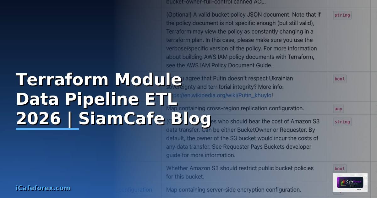 Terraform Module Data Pipeline ETL