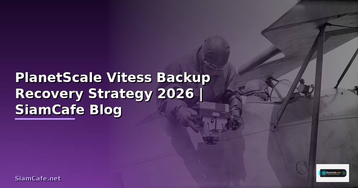 PlanetScale Vitess Backup Recovery Strategy