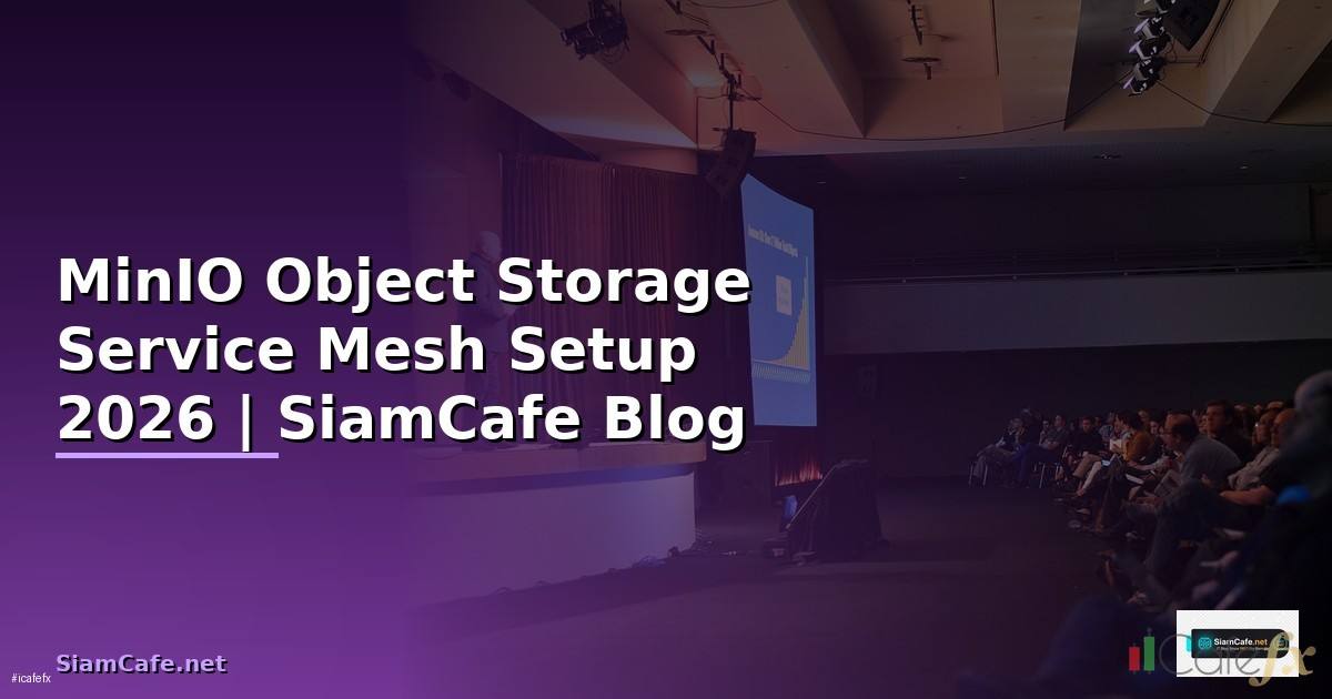 MinIO Object Storage Service Mesh Setup