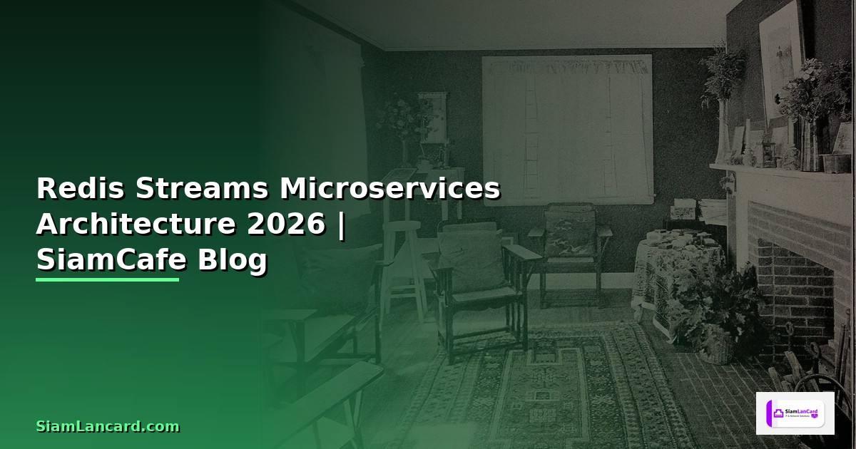Redis Streams Microservices Architecture