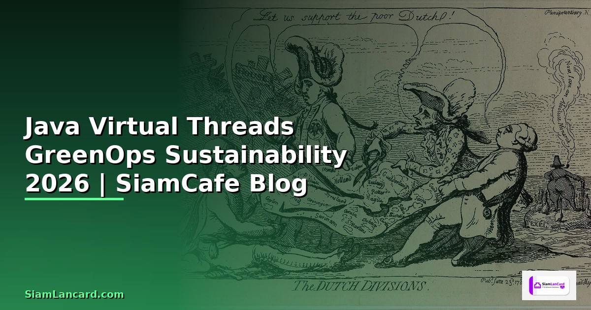 Java Virtual Threads GreenOps Sustainability