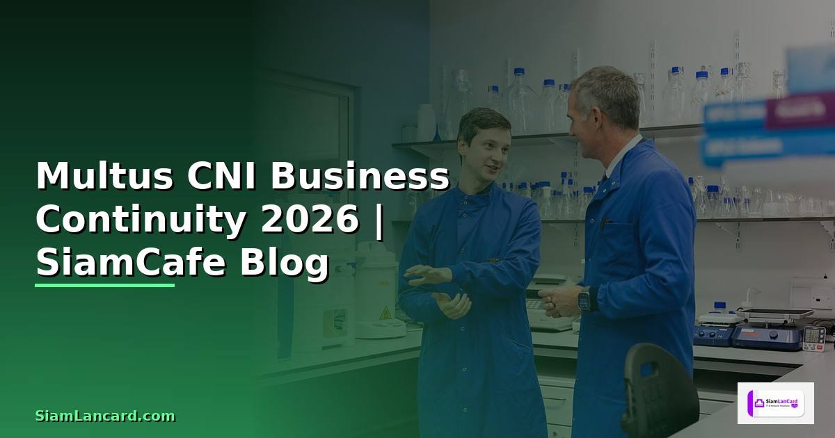Multus CNI Business Continuity