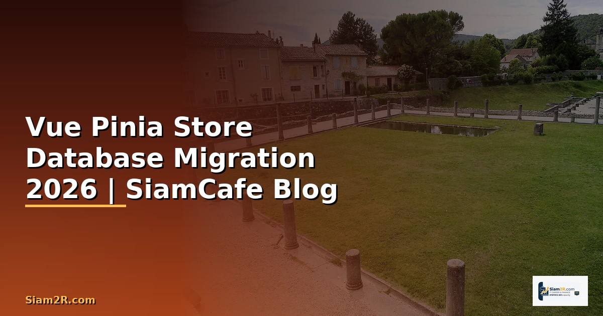 Vue Pinia Store Database Migration