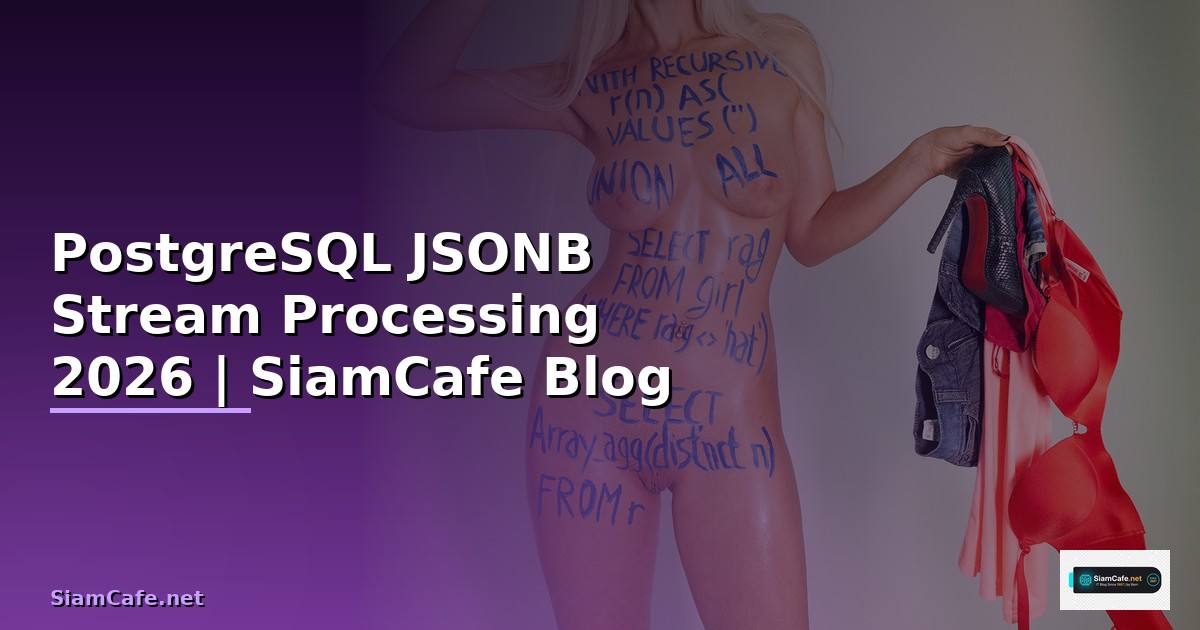 PostgreSQL JSONB Stream Processing
