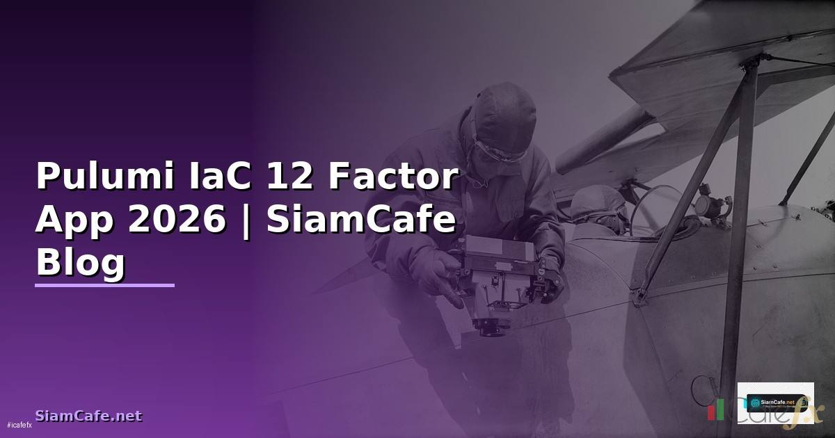 Pulumi IaC 12 Factor App