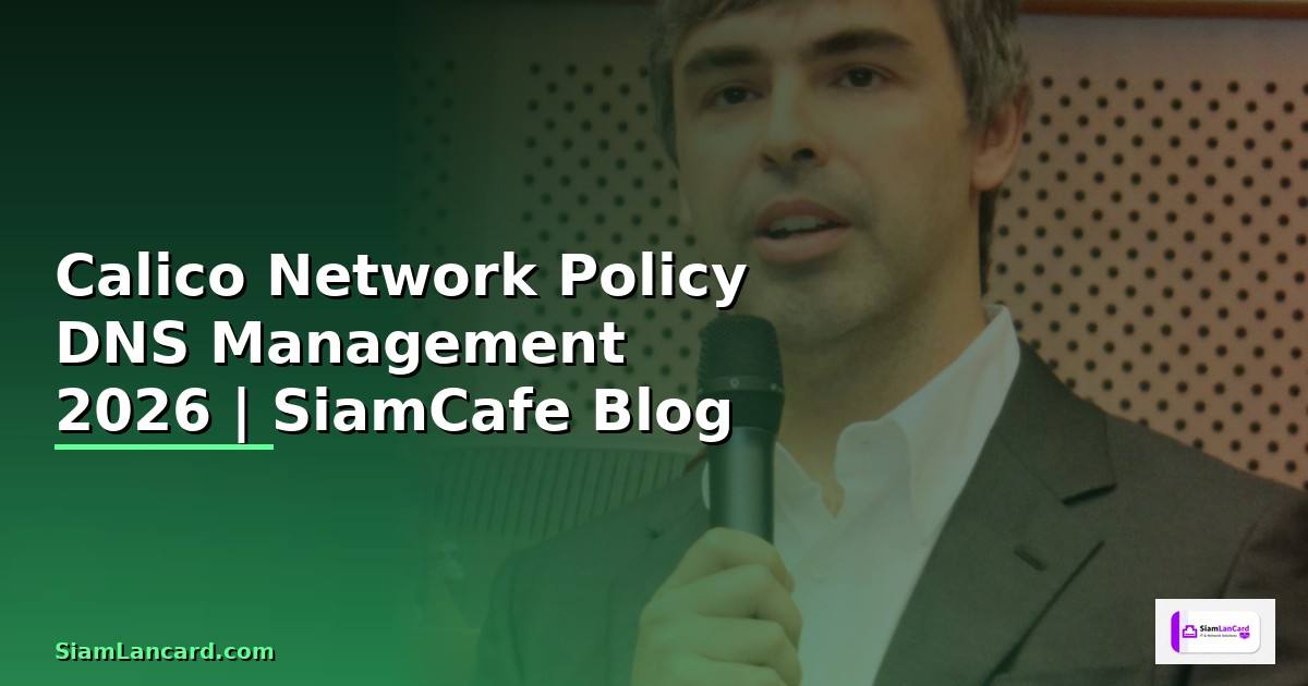 Calico Network Policy DNS Management