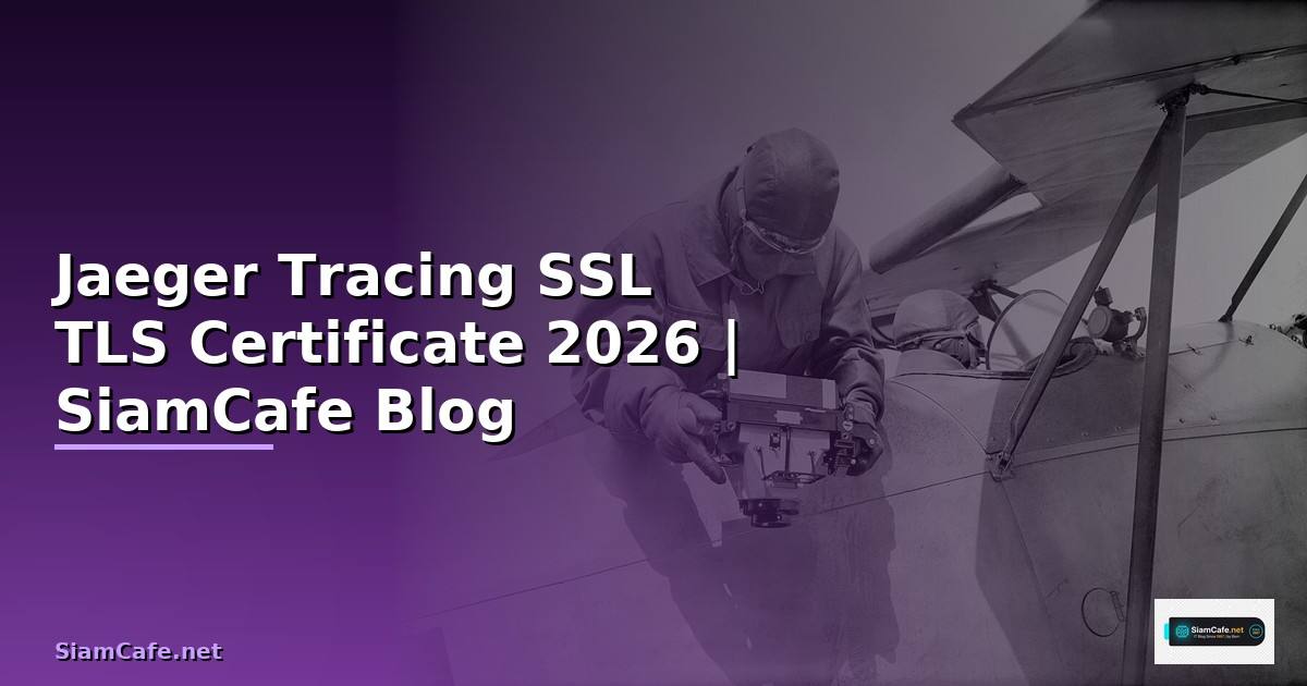 Jaeger Tracing SSL TLS Certificate