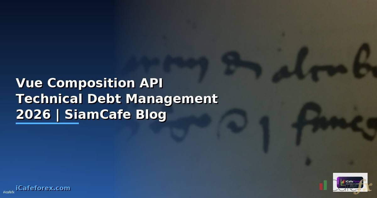 Vue Composition API Technical Debt Management