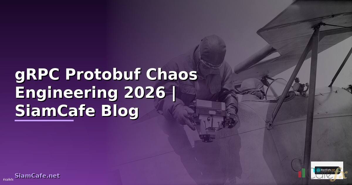 gRPC Protobuf Chaos Engineering — คู่มือฉบับสมบูรณ์ 2026