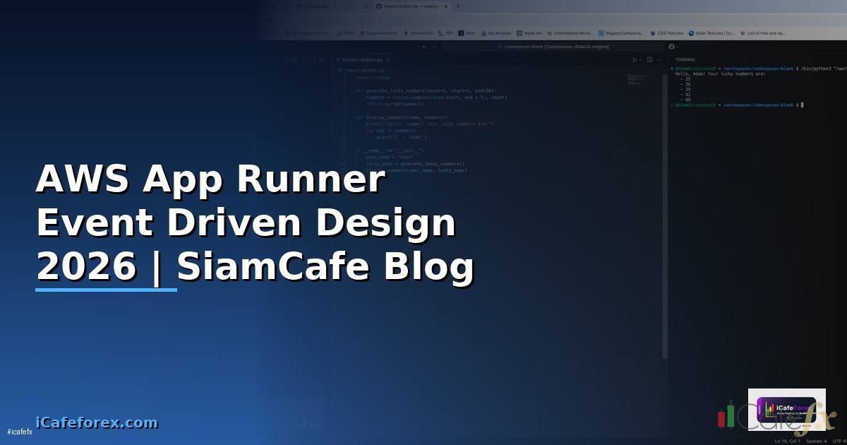 AWS App Runner Event Driven Design