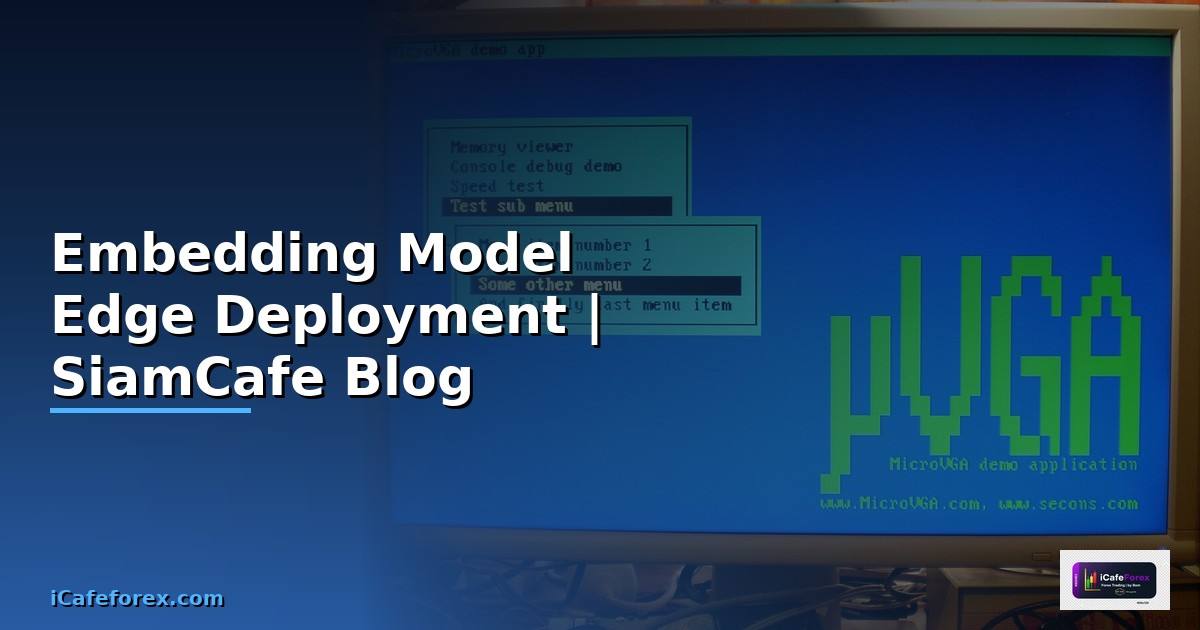 Embedding Model Edge Deployment