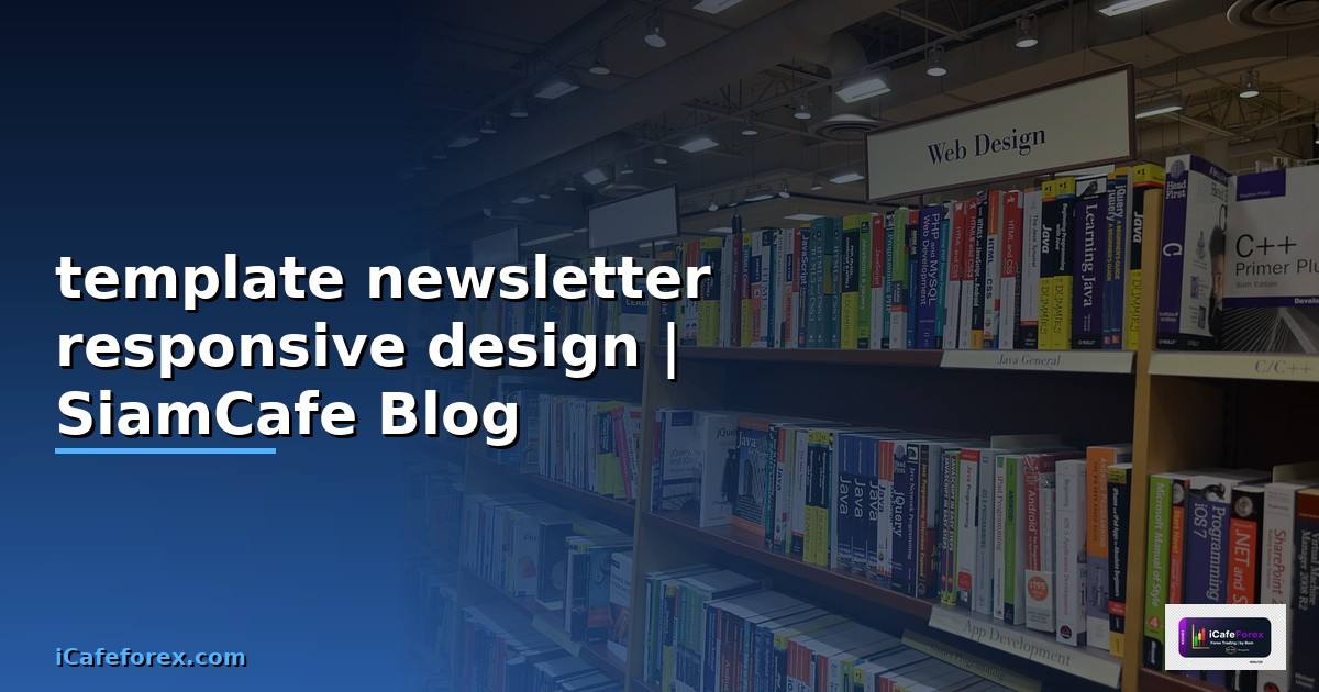 template newsletter responsive design