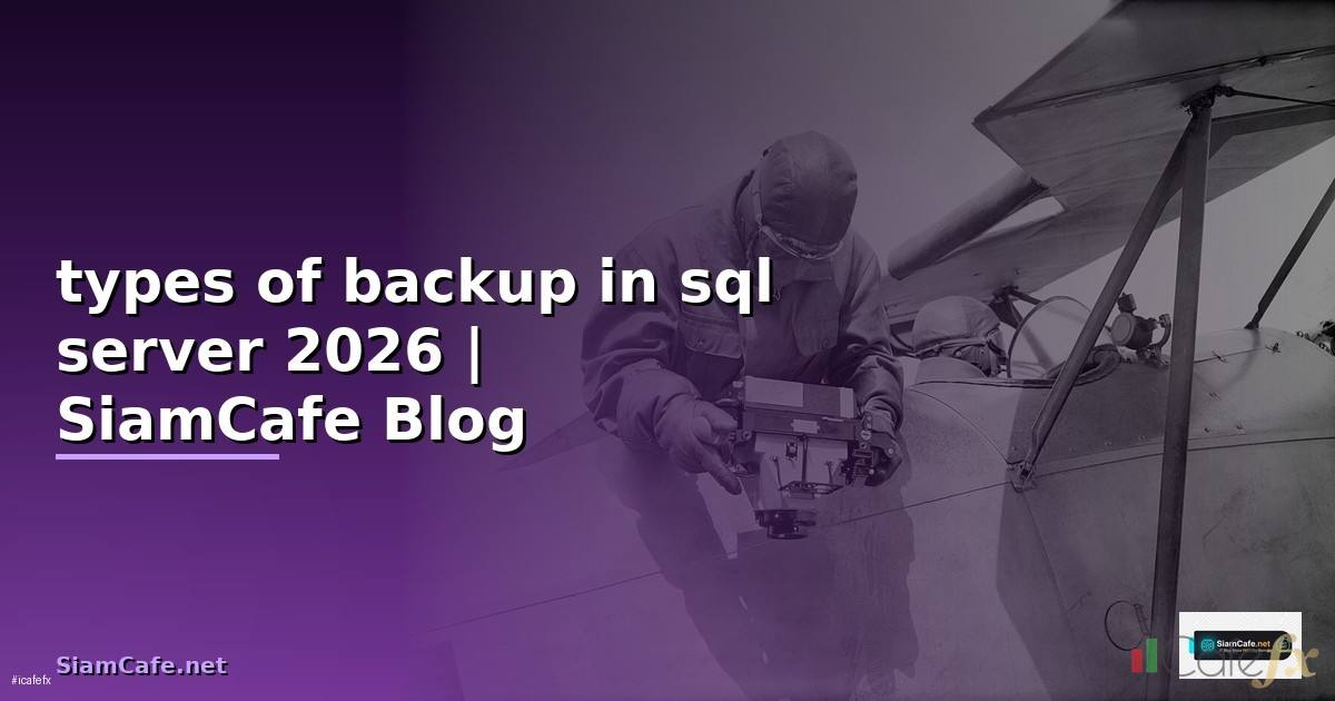 types of backup in sql server