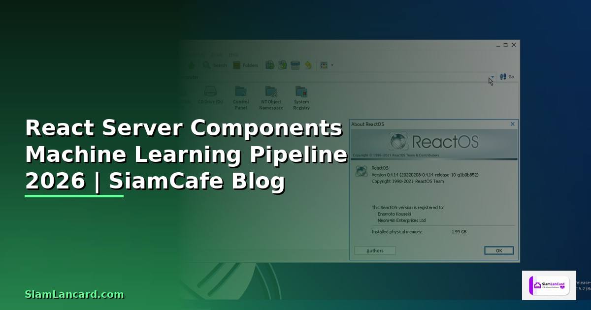 React Server Components Machine Learning Pipeline