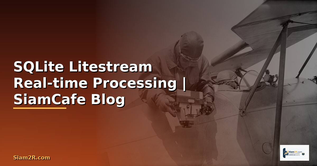 SQLite Litestream Real-time Processing