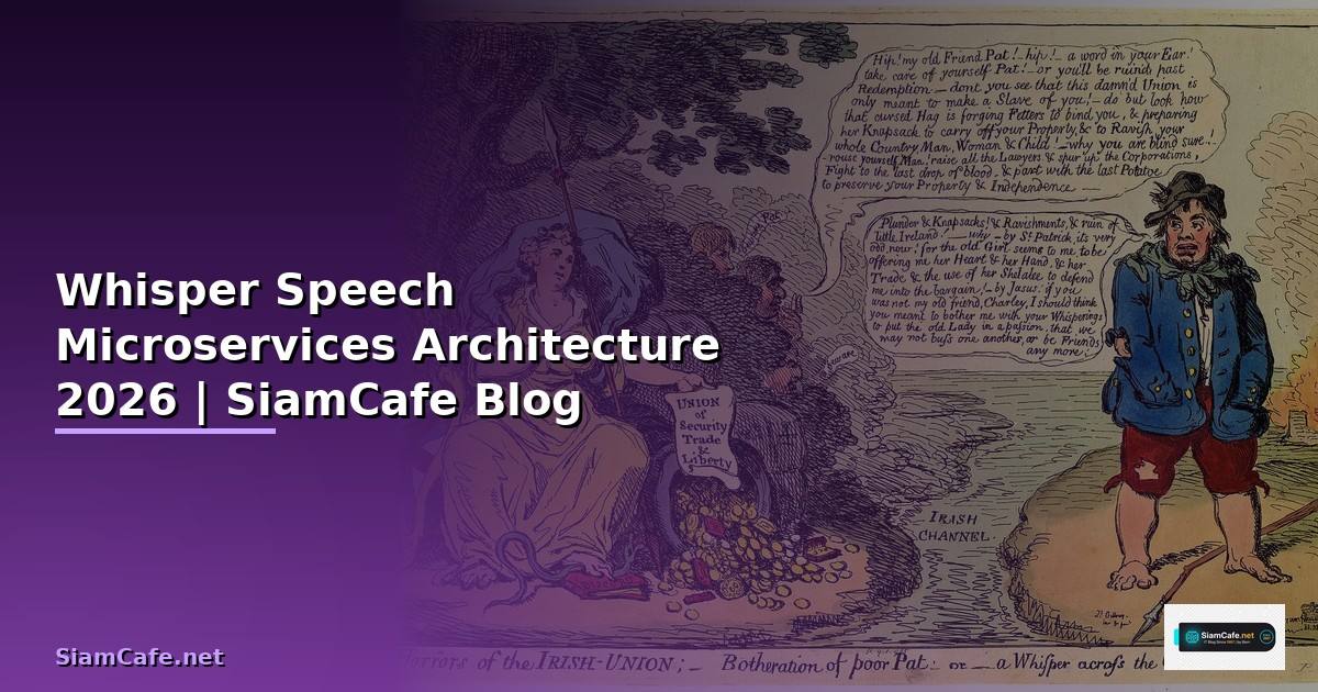 Whisper Speech Microservices Architecture — คู่มือฉบับสมบูรณ์ 2026