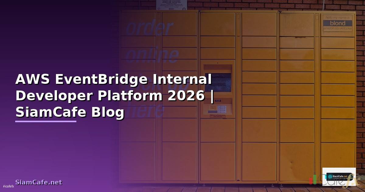 AWS EventBridge Internal Developer Platform