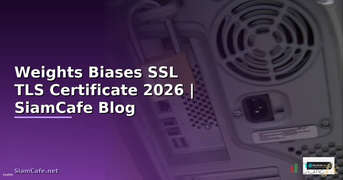 Weights Biases SSL TLS Certificate