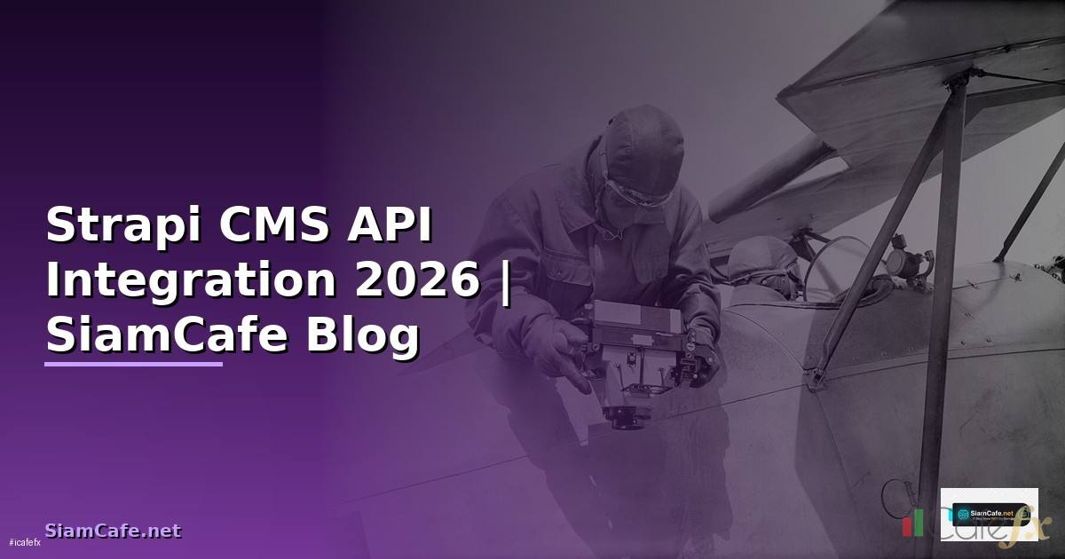 Strapi CMS API Integration เชื่อมต่อระบบ