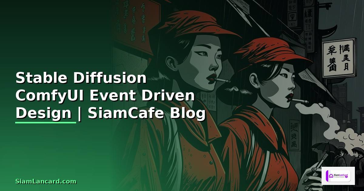 Stable Diffusion ComfyUI Event Driven Design