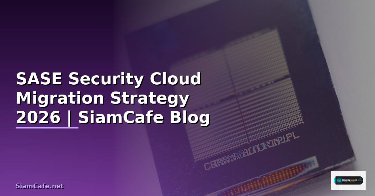SASE Security Cloud Migration Strategy