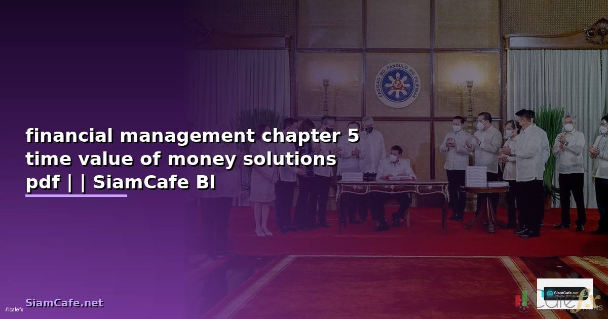financial management chapter 5 time value of