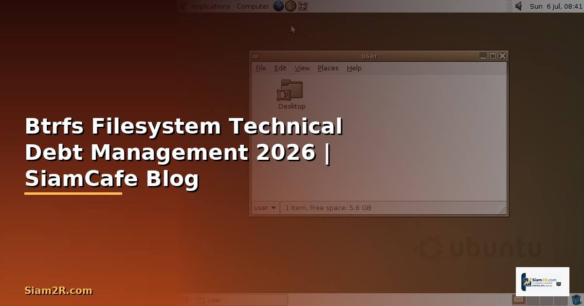 Btrfs Filesystem Technical Debt Management