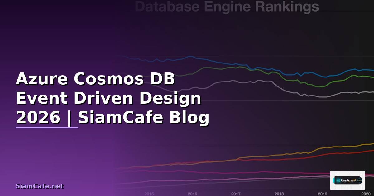 Azure Cosmos DB Event Driven Design