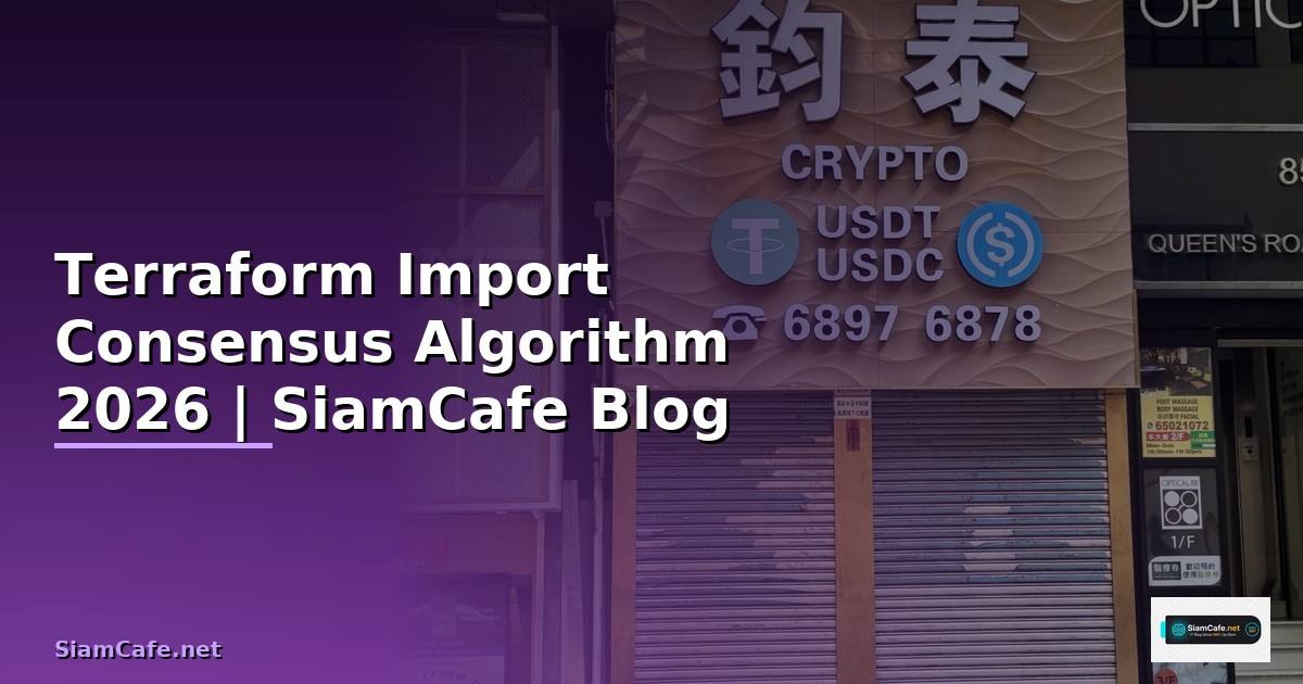 Terraform Import Consensus Algorithm