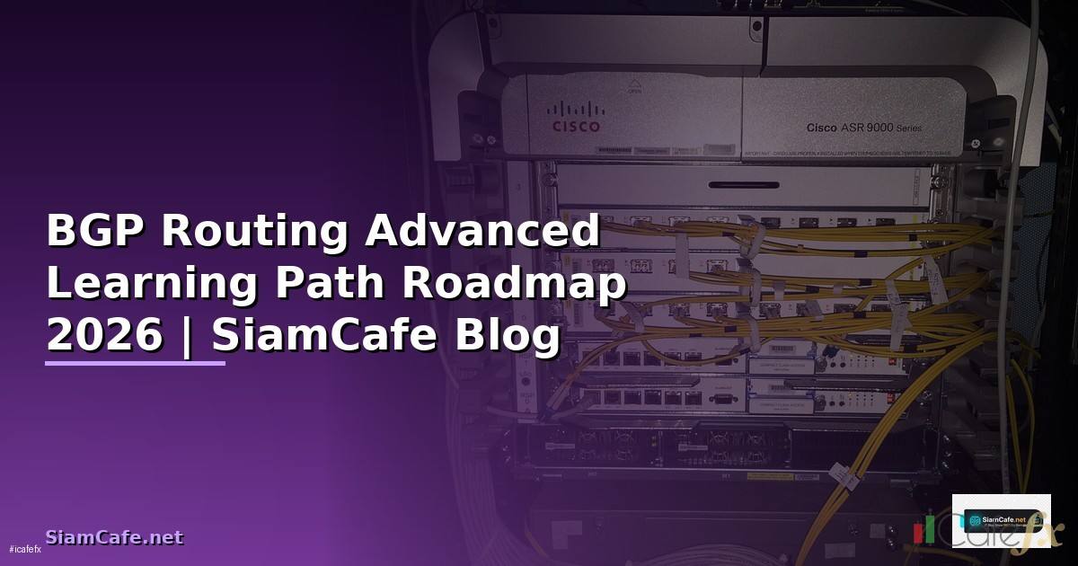 BGP Routing Advanced Learning Path Roadmap
