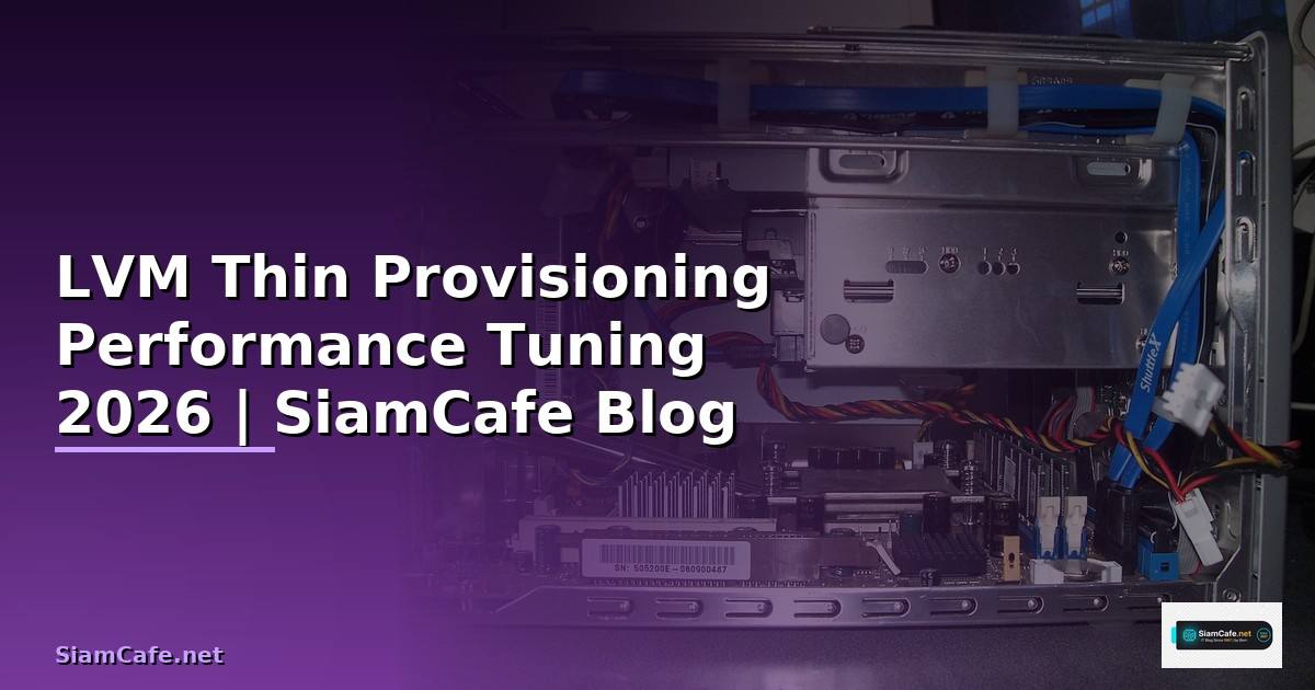 LVM Thin Provisioning Performance Tuning