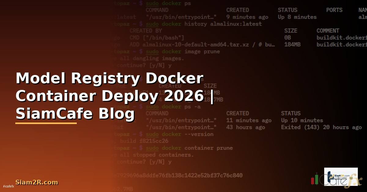 Model Registry Docker Container Deploy