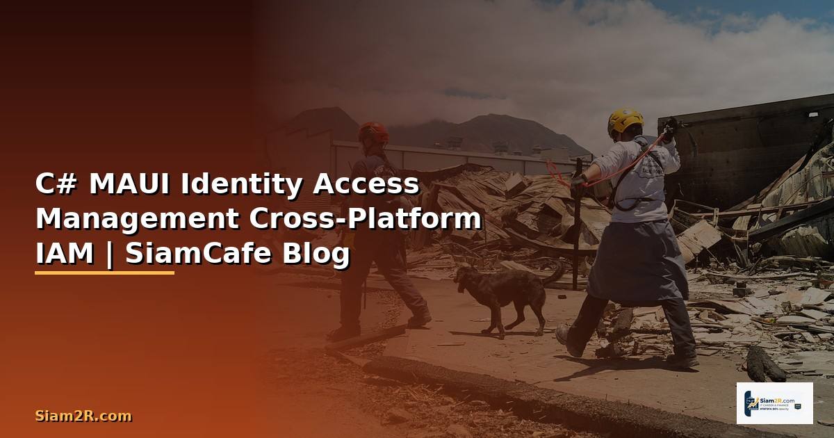 C# MAUI Identity Access Management — สร้างแอป