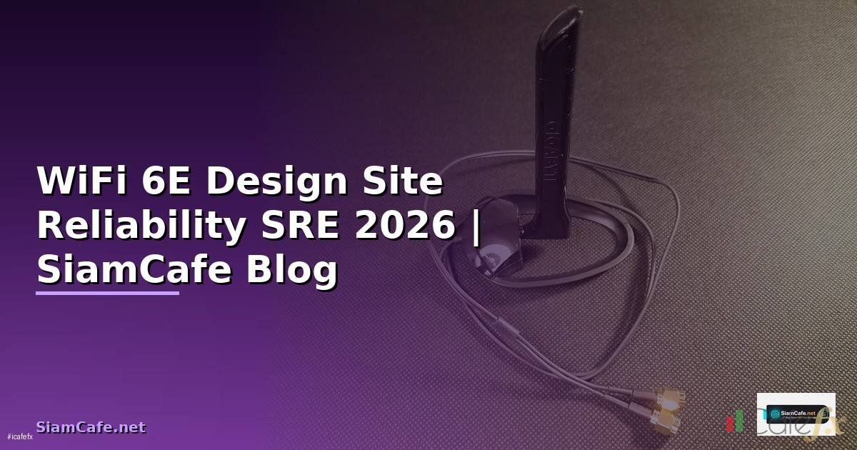 WiFi 6E Design Site Reliability SRE