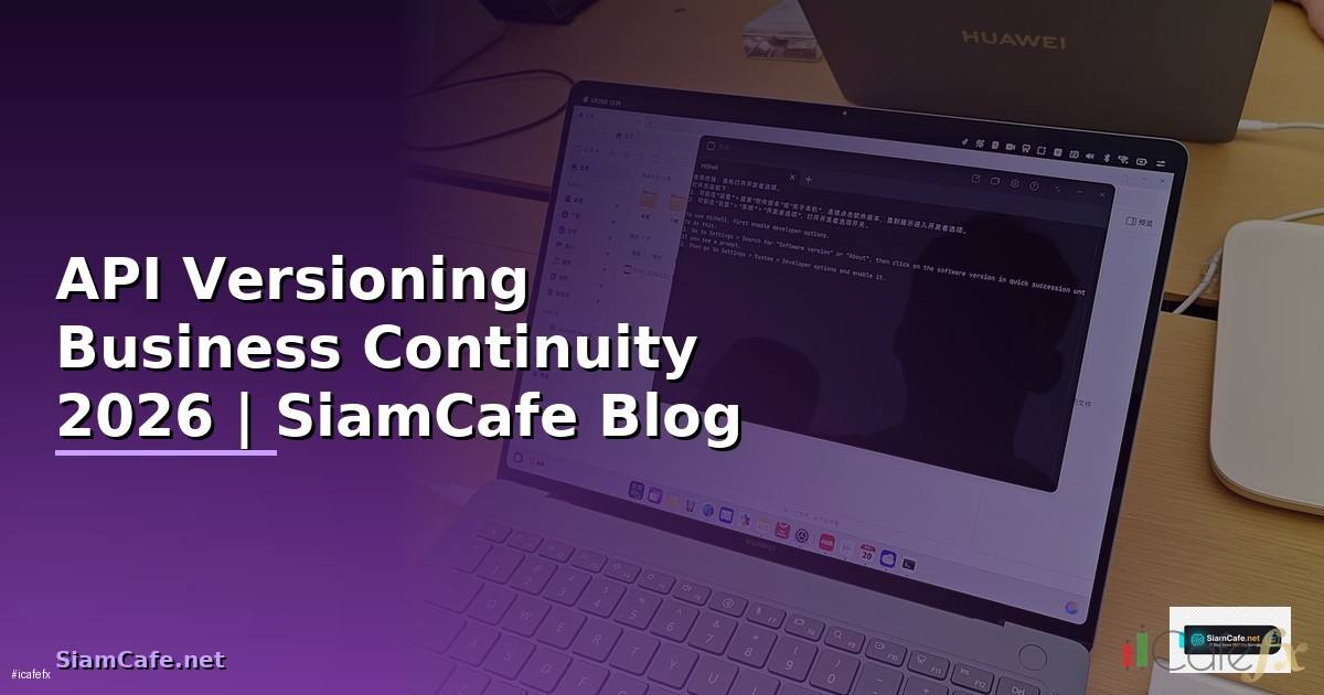 API Versioning Business Continuity