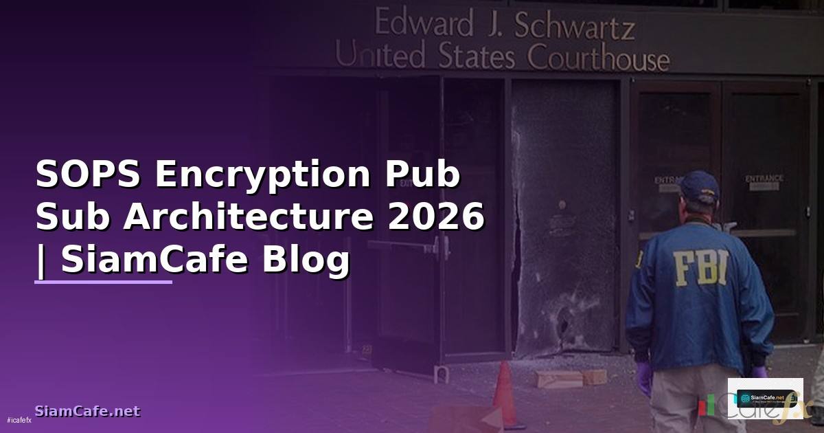 SOPS Encryption Pub Sub Architecture