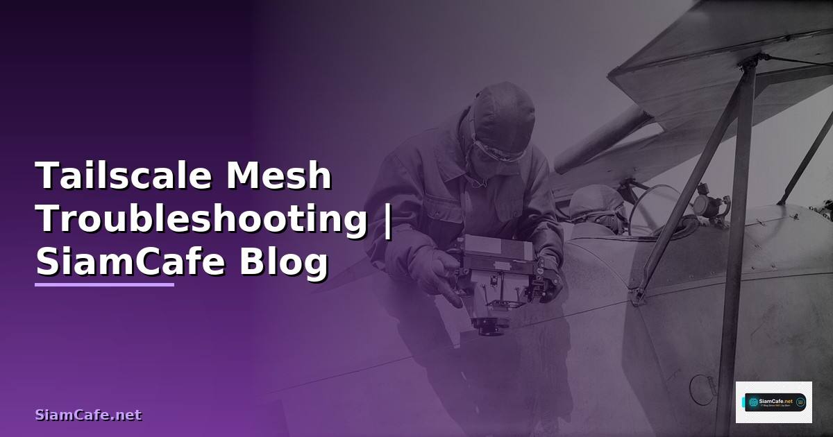 Tailscale Mesh Troubleshooting แก้ปัญหา