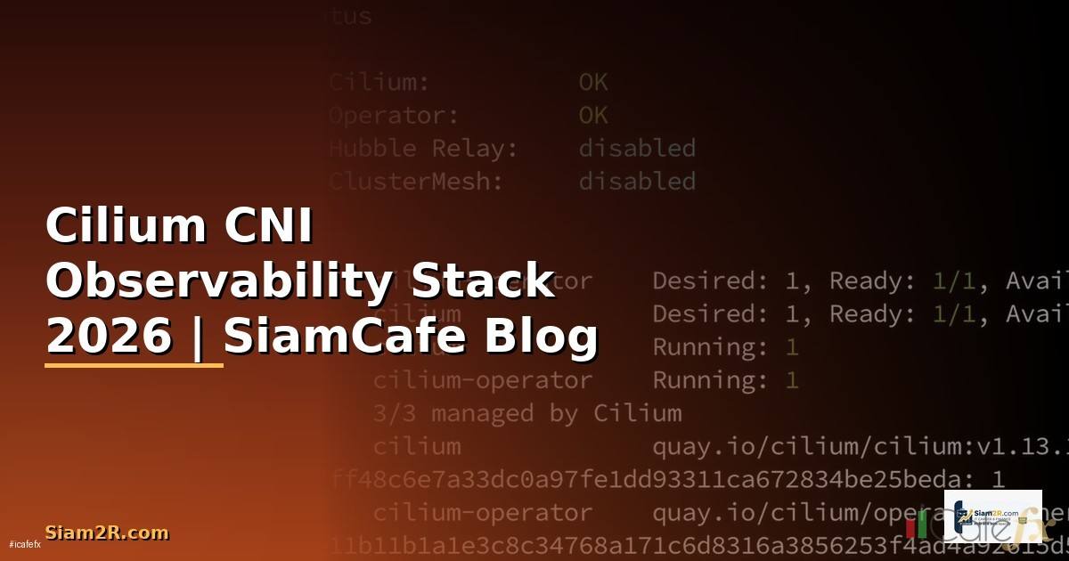 Cilium CNI Observability Stack