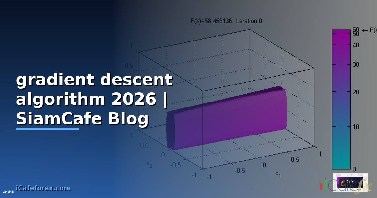 gradient descent algorithm คือ