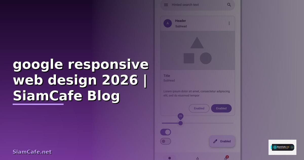 google responsive web design