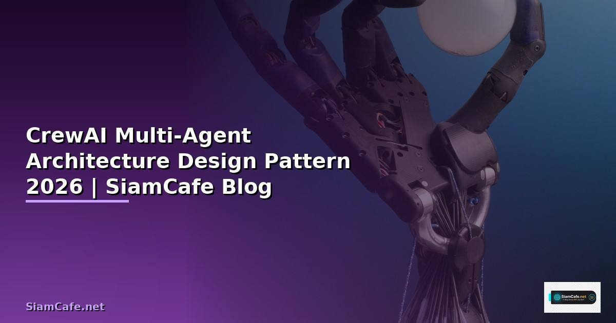 CrewAI Multi-Agent Architecture Design Pattern