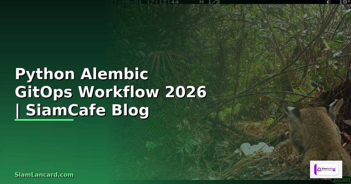 Python Alembic GitOps Workflow
